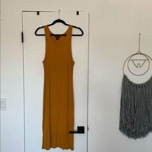 American Dream - Mustard Yellow Midi